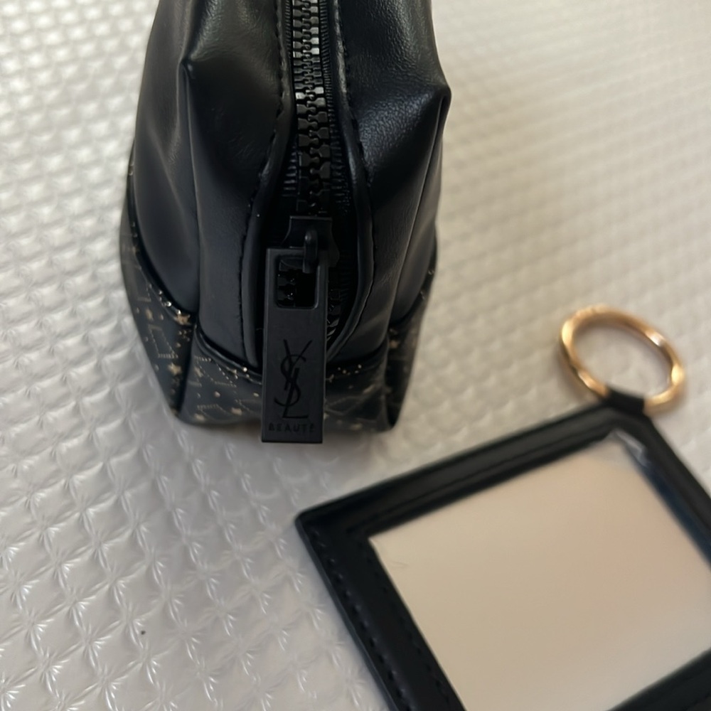 YSL makeup pouch and mirror. - Picture 3 of 6